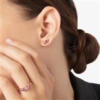 Mono orecchino Dodo Donna Bollicine in Oro rosa Rubino 0.08 Ct DHC3002-BOLLI-RU09R - DHC3002-BOLLI-RU09R